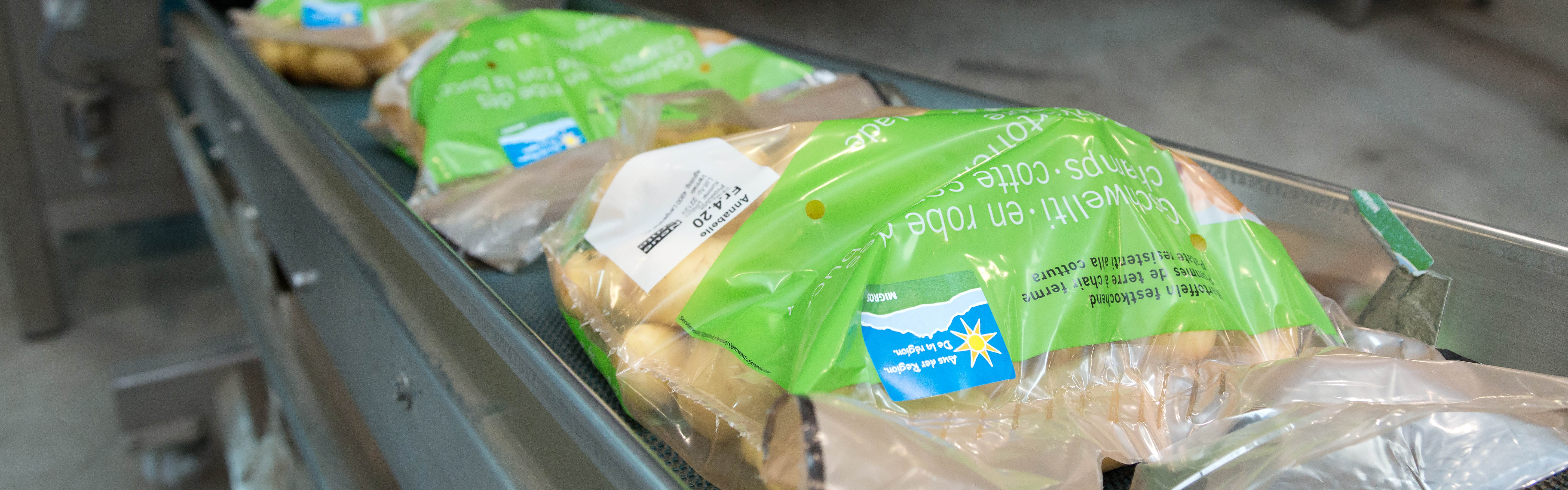 Pommes de terre primeurs en sachet